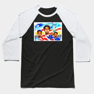 YOUNG AMERICANS 13 Baseball T-Shirt